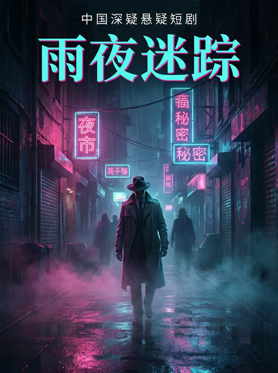 海天盛筵电影下载 悬疑追踪短剧 - 雨夜迷踪海报